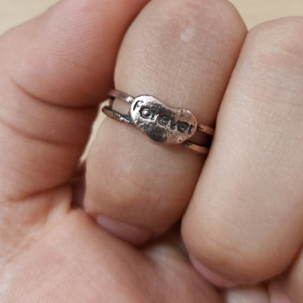 انگشتر دخترانه کد FV 01