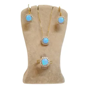 نیم ست نقره زنانه کد 45375