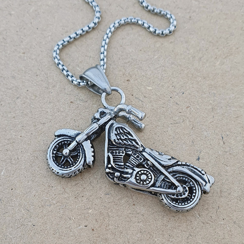 گردنبند لاکی ویش طرح موتور کد S-SKLT 01