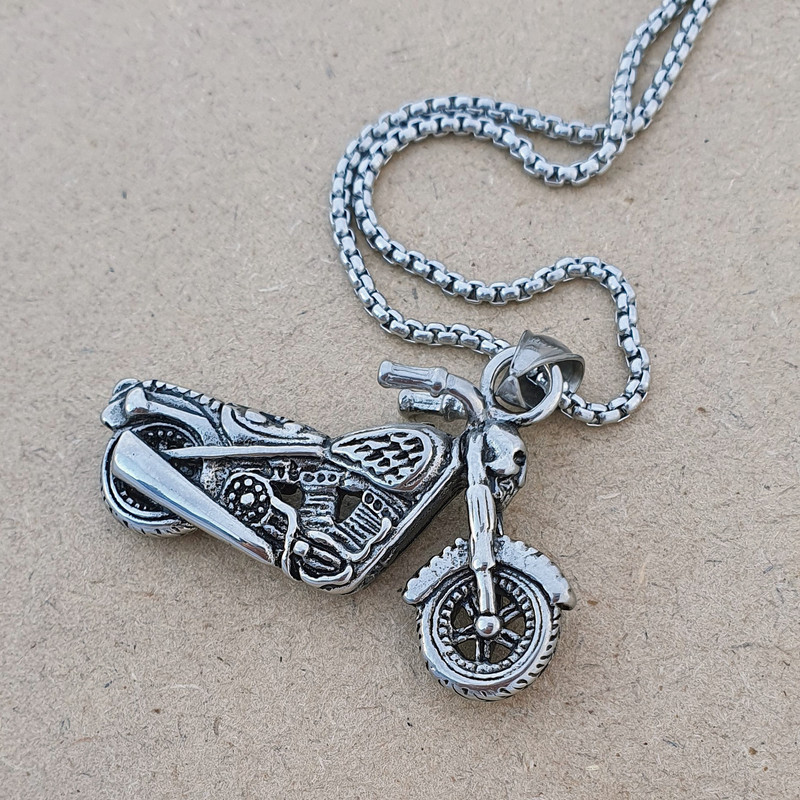 گردنبند لاکی ویش طرح موتور کد S-SKLT 01