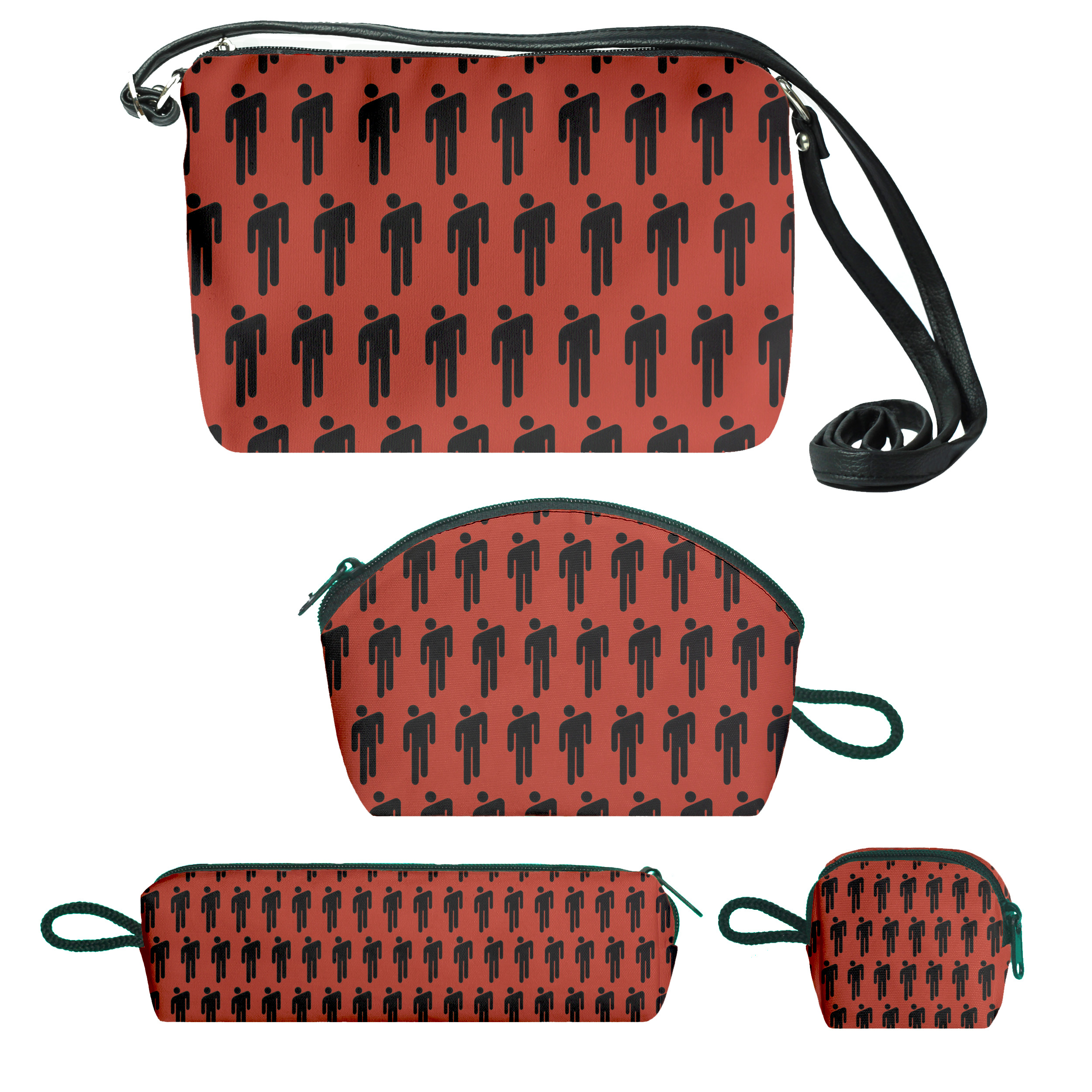 کیف دخترانه طرح بیلی ایلیش کد 2 مجموعه 4 عددی