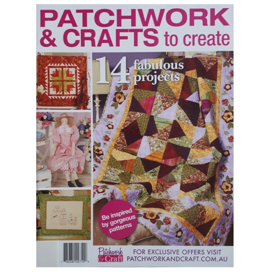 مجله Patchwork and Crafts to Create ژانويه 2020