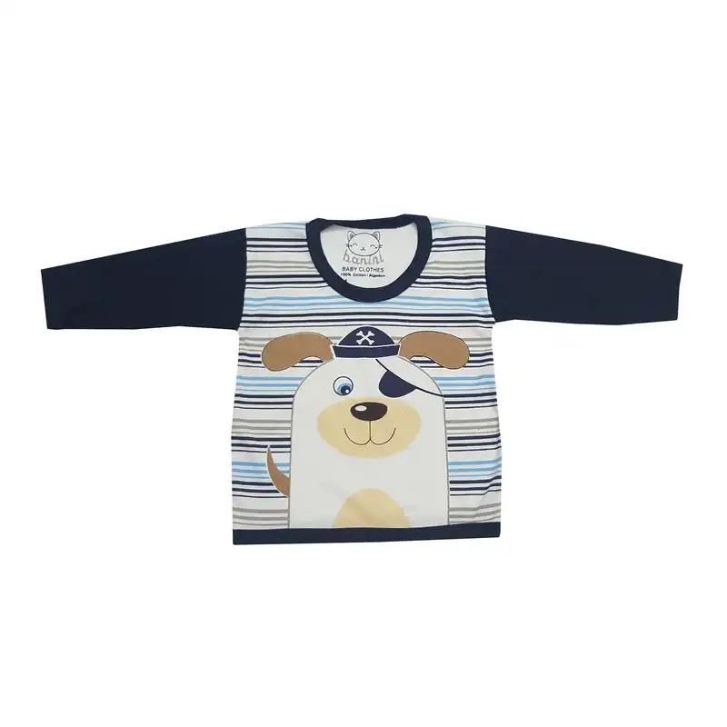 ست تی شرت و شلوار نوزادی طرح دزد دریایی