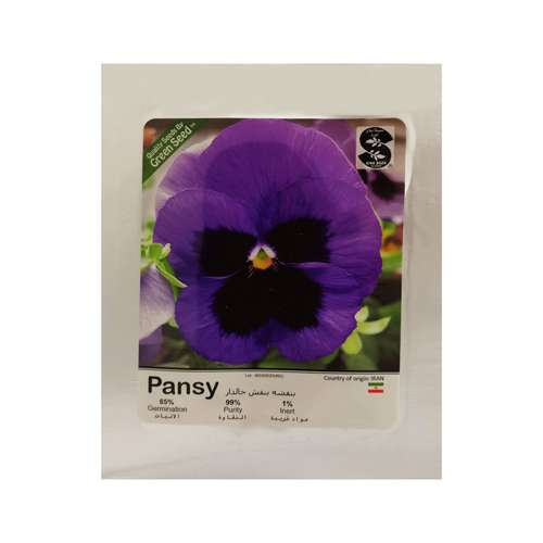 بذر گل بنفشه بنفش خالدار گرین سید مدل BZG194