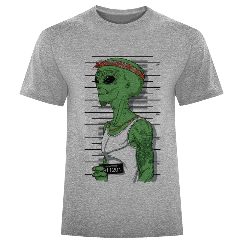 تیشرت آستین کوتاه مردانه طرح زندانی فضایی کد F397