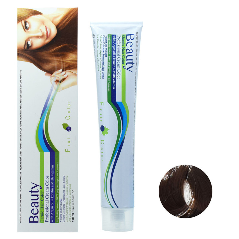 رنگ مو بیوتی شماره 4.0 حجم 100 میلی لیتر رنگ قهوه ای تیره رنگ مو بیوتی شماره 4.0 حجم 100 میلی لیتر رنگ قهوه ای تیره