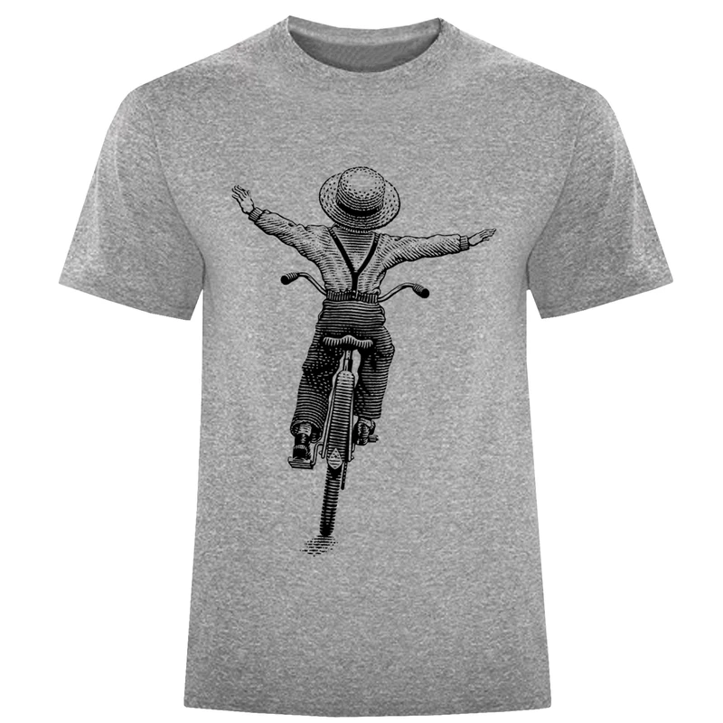 تیشرت آستین کوتاه مردانه طرح دوچرخه سواری کد F403