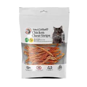 غذای تشویقی گربه هاپومیل مدل Chicken Chest Strips کد 05 وزن 30 گرم