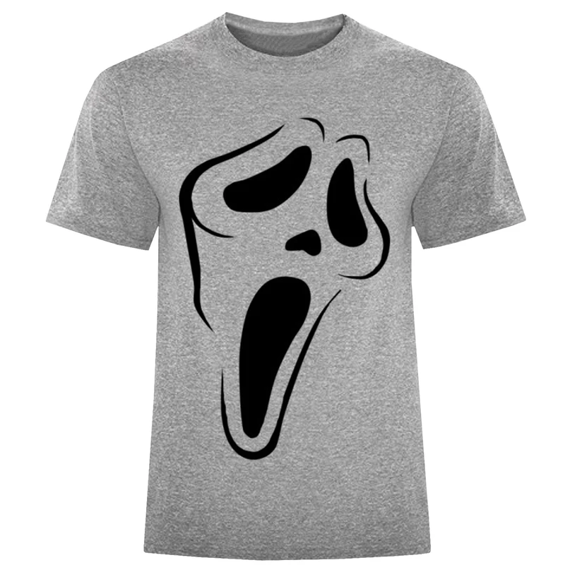 تیشرت آستین کوتاه مردانه طرح نقاب روح کد F429