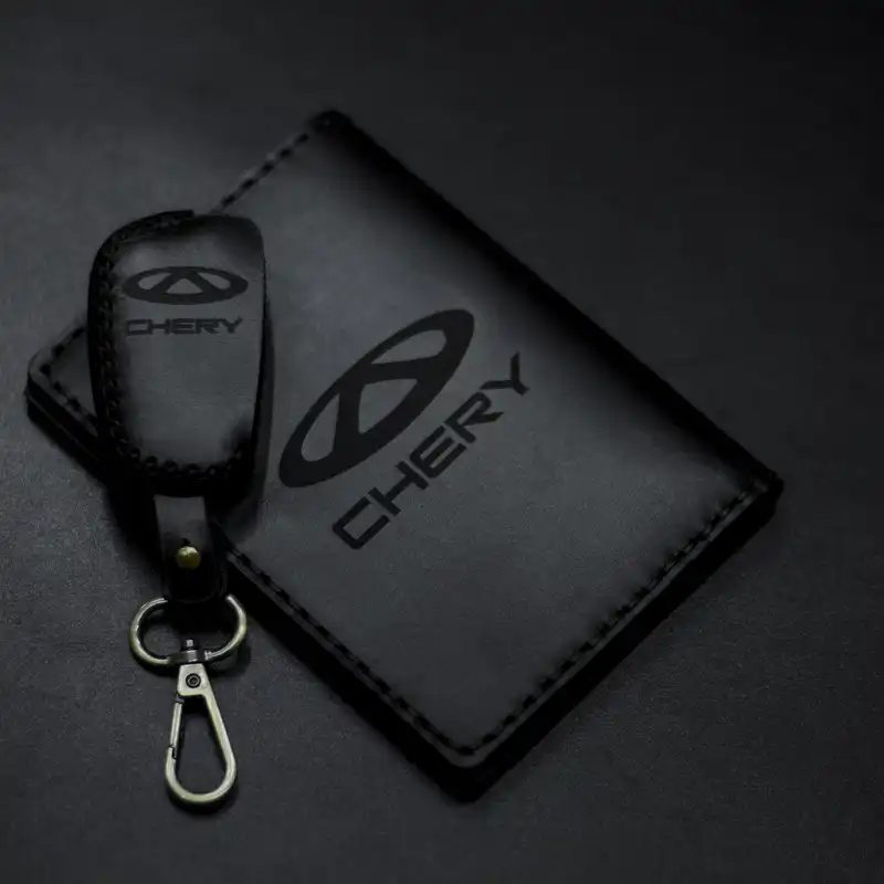 ست هدیه چرمینه اسپرت طرح چری کد 53027-T3K