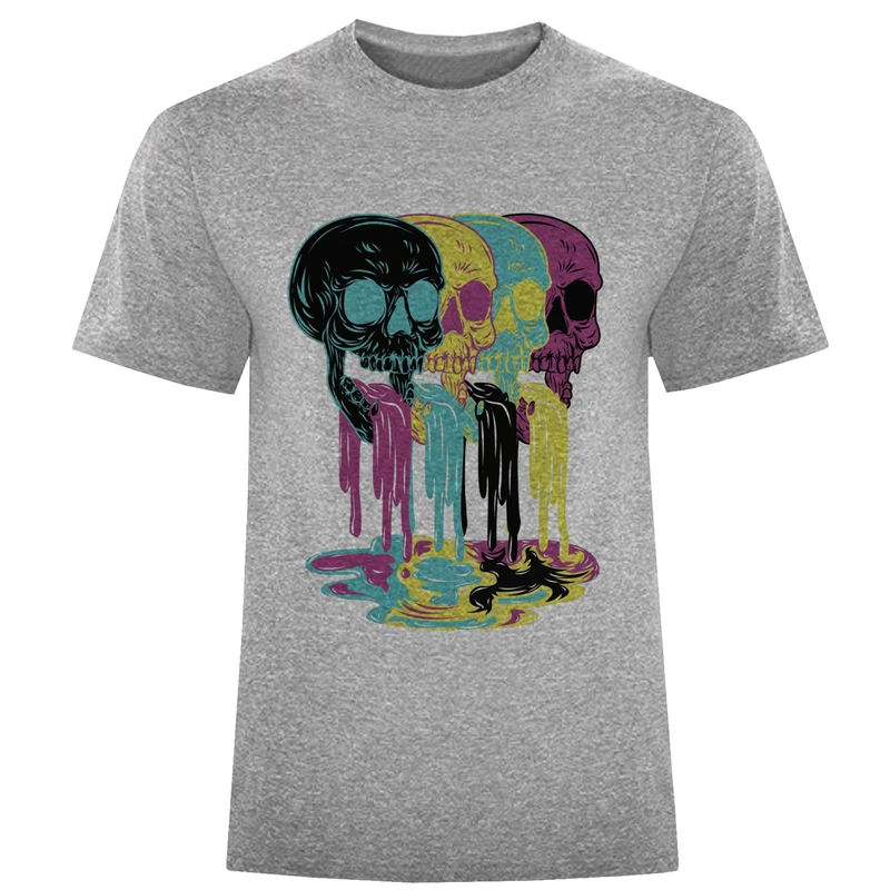 تیشرت آستین کوتاه مردانه طرح اسکلت ها کد F434