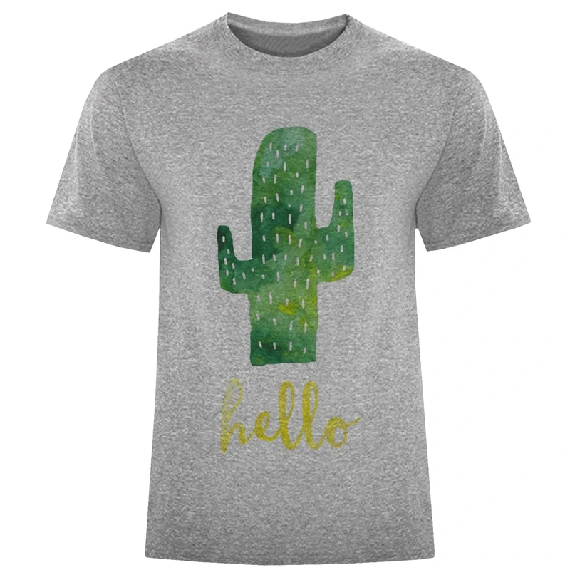 تیشرت آستین کوتاه مردانه طرح کاکتوس کد F435