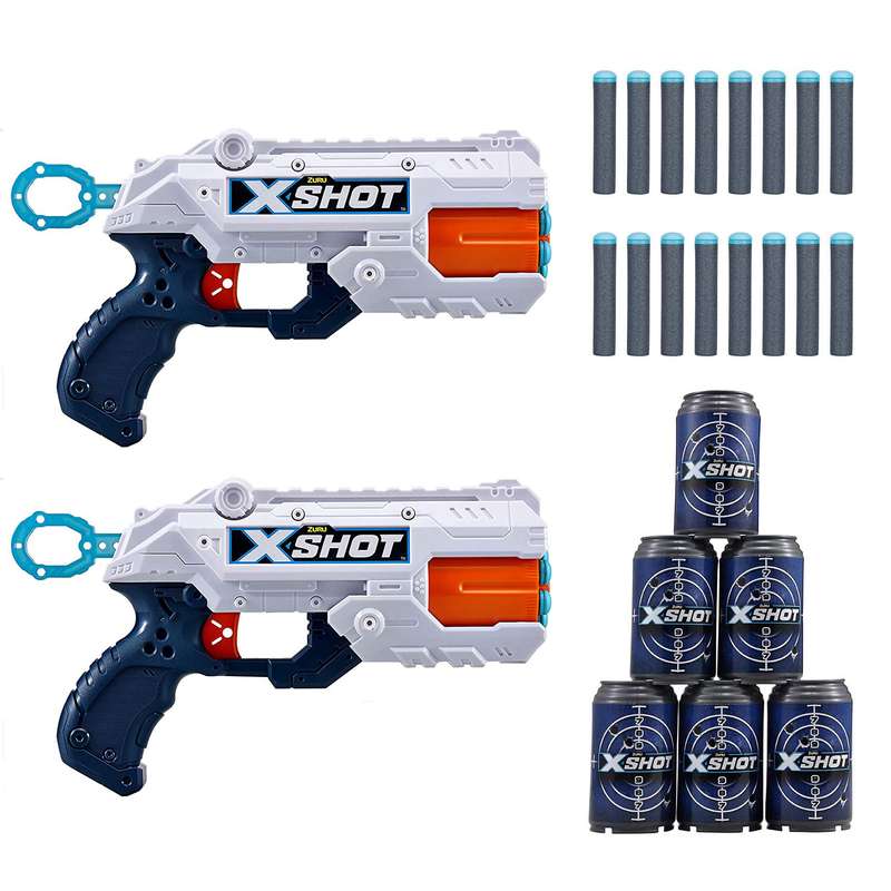 تفنگ بازی زورو سری X-Shot مدل Reflex 6 بسته دو عددی