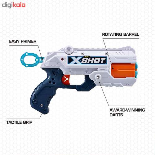 تفنگ بازی زورو سری X-Shot مدل Reflex 6 بسته دو عددی