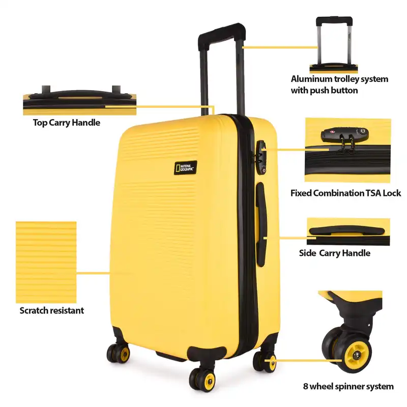 مجموعه سه عددی چمدان نشنال جئوگرافیک مدل AERODROME 700509