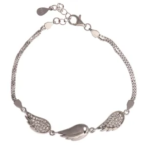 دستبند نقره زنانه کد 2317