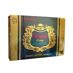 کاندوم کرونت مدل Golden بسته 3 عددی