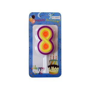شمع تولد طرح عدد هشت مدل Ca-021-8 