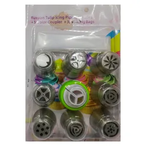 قیف خامه زن کد fk33  مجموعه 12 عددی 