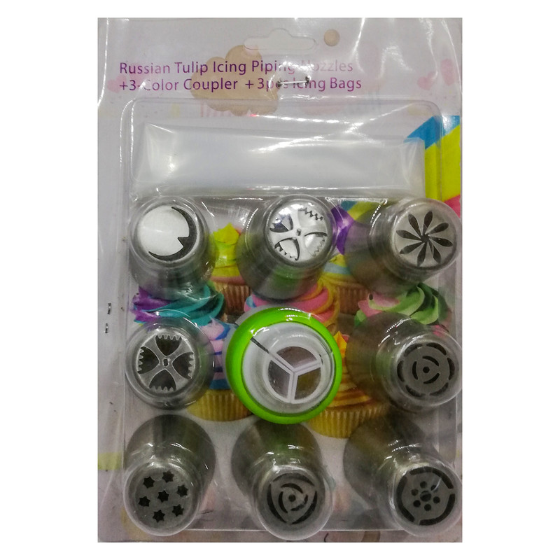قیف خامه زن کد fk33  مجموعه 12 عددی 