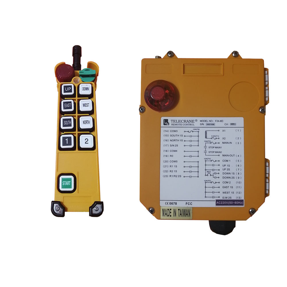 ریموت جرثقیل تلکرین کد F24-8D ریموت جرثقیل تلکرین کد F24-8D