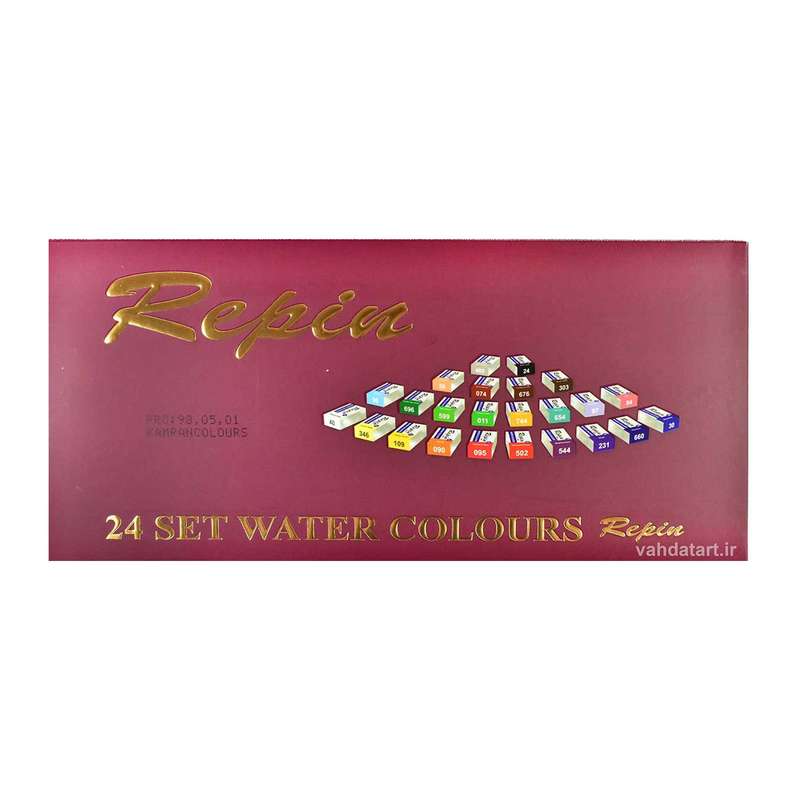آبرنگ 24 رنگ رپین کد 24
