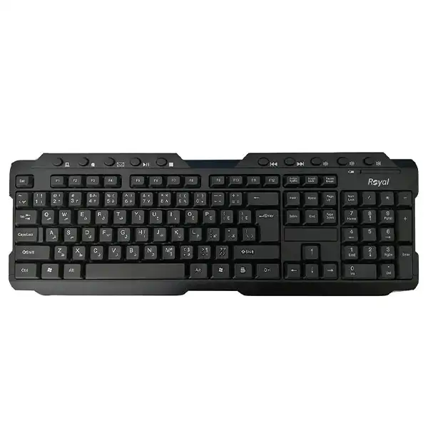 کیبورد و ماوس بی سیم رویال مدل KM-815