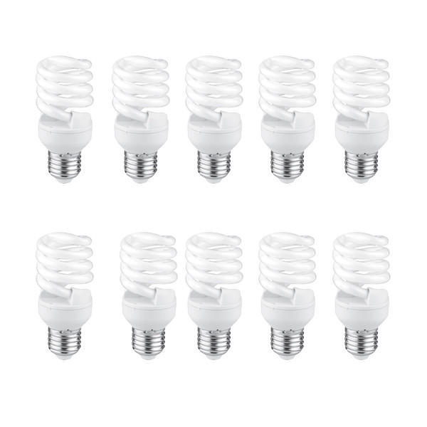 لامپ کم مصرف 11 وات لامپ نور مدل GDER پایه E27 بسته 10 عددی