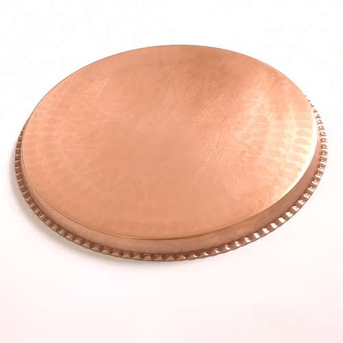 سینی مسی طرح ترنج مدل گرد کد cg06g