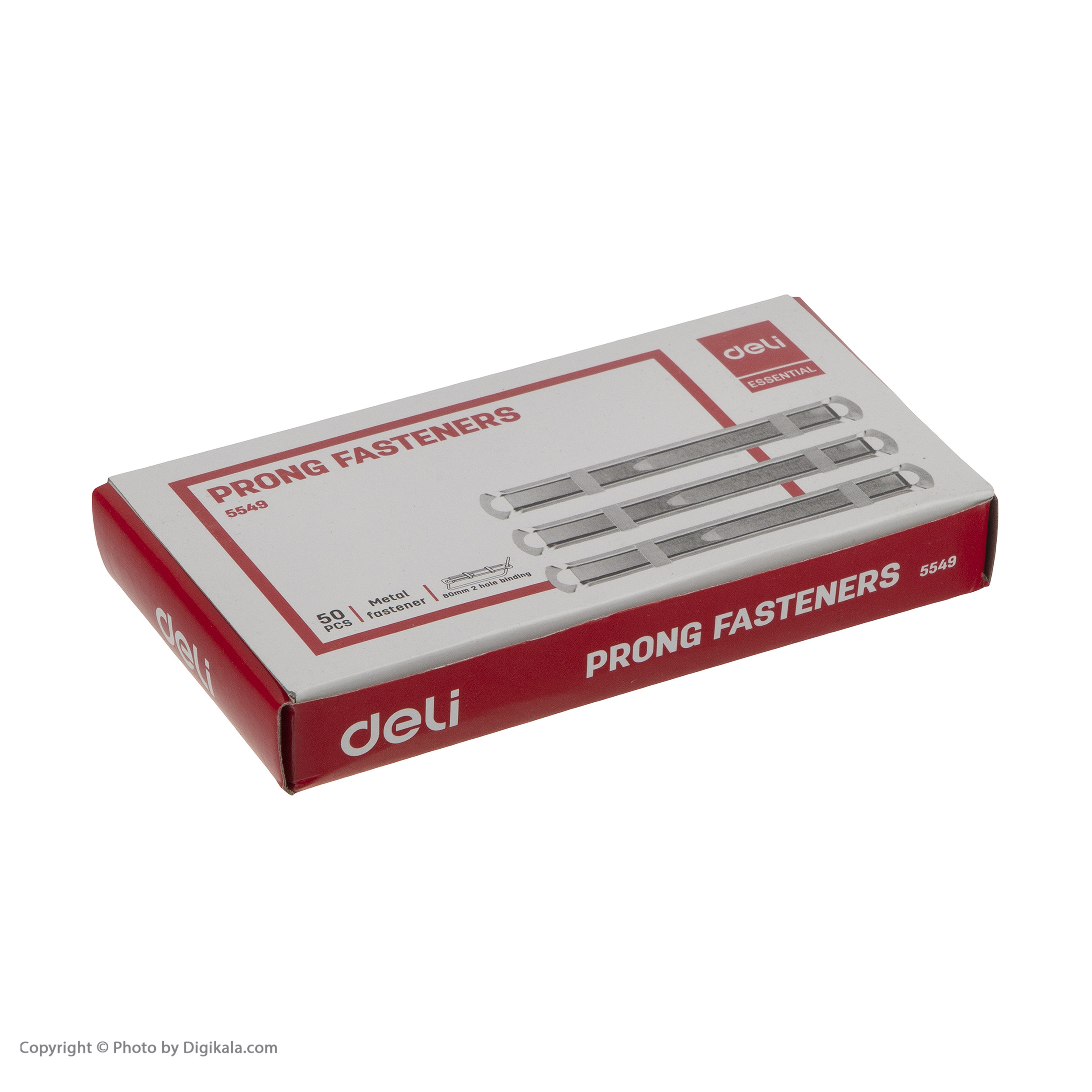 گیره پوشه دلی کد 5549 بسته 50 عددی