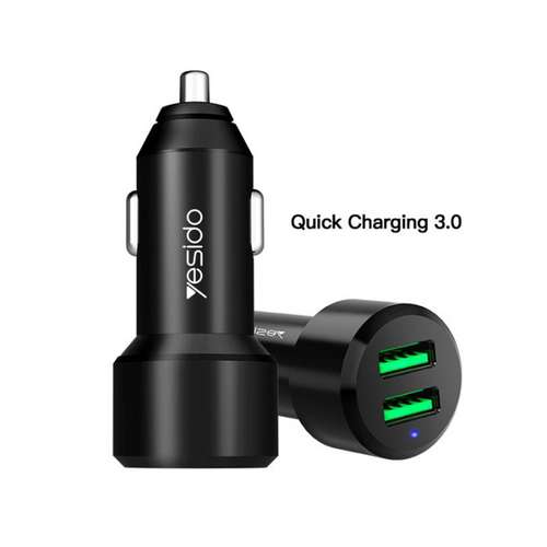 شارژر فندگی یسیدو مدل Y26 به همراه کابل microUSB