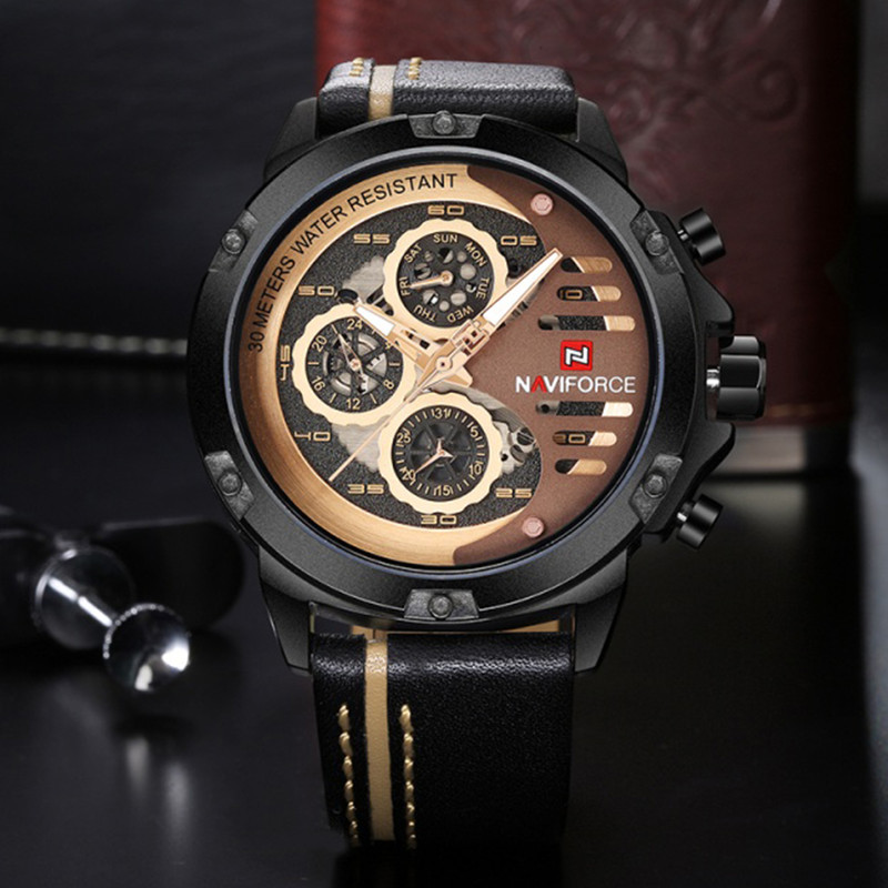 ساعت مچی عقربه ای مردانه نیوی فورس مدل NF9110-P03