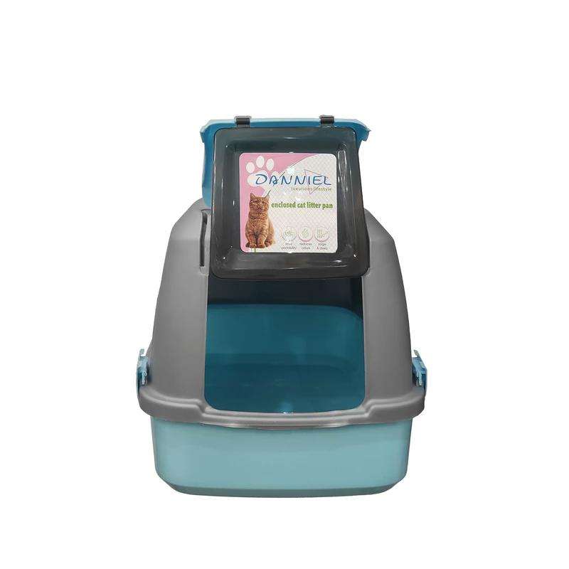 ظرف خاک مسقف گربه دنیل مدل GRAY 2