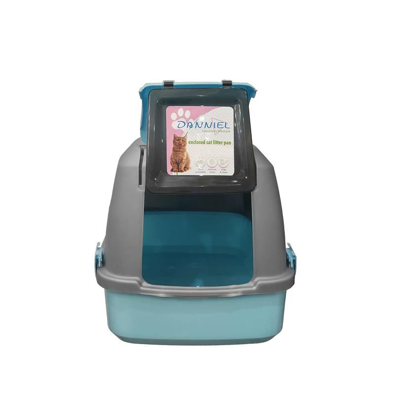 ظرف خاک مسقف گربه دنیل مدل GRAY 2