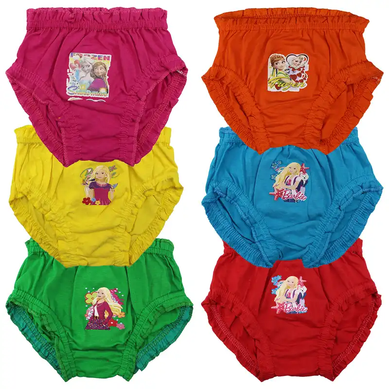 شورت دخترانه کد T100 مجموعه 6 عددی