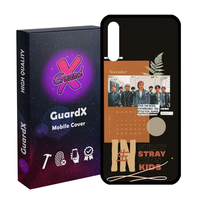 کاور گارد ایکس طرح Stray Kids مدل Glass10688 مناسب برای گوشی موبایل سامسونگ Galaxy A30s/A50/A50s