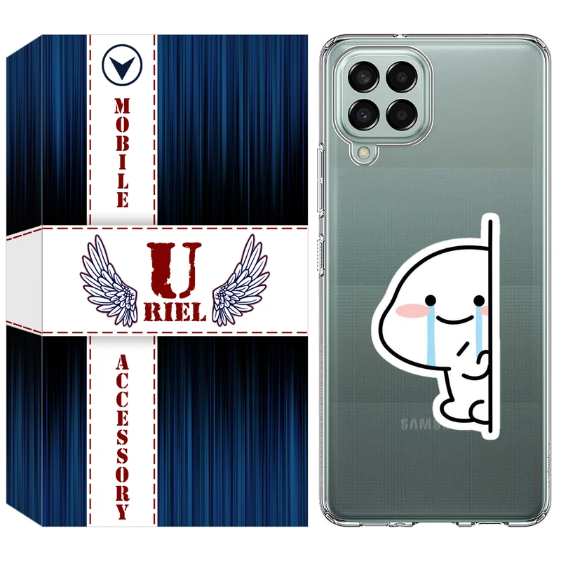 کاور یوریل مدل Clear کد 91 طرح اشک مناسب برای گوشی موبایل سامسونگ Galaxy M33