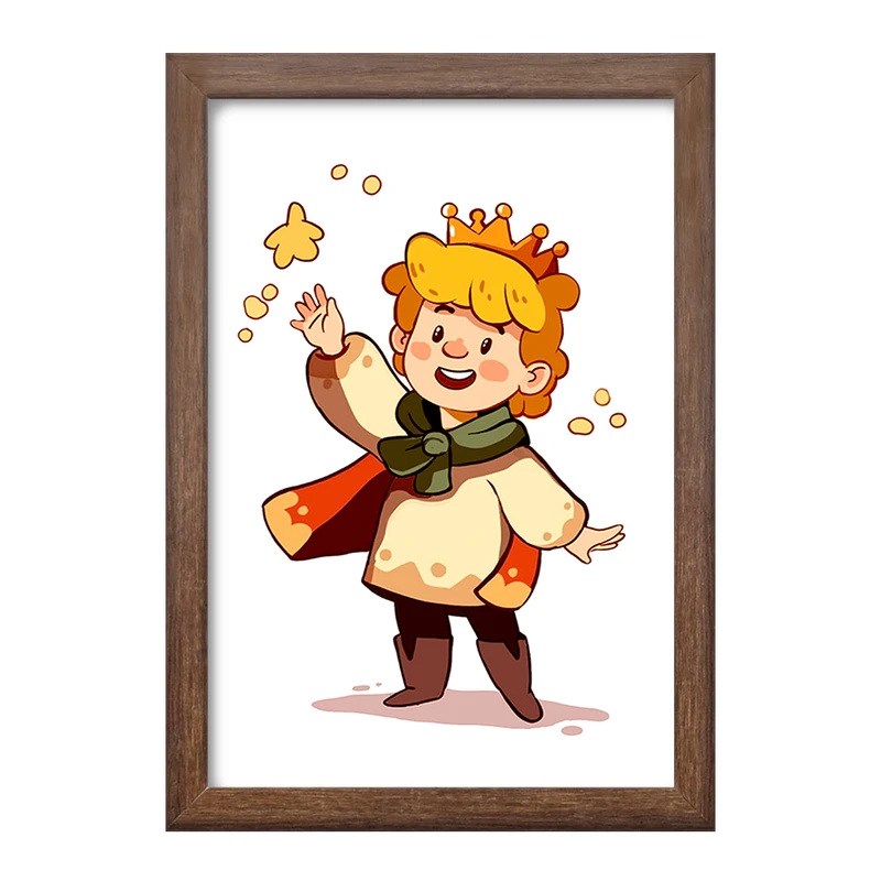 تابلو خندالو طرح شازده کوچولو کد F845