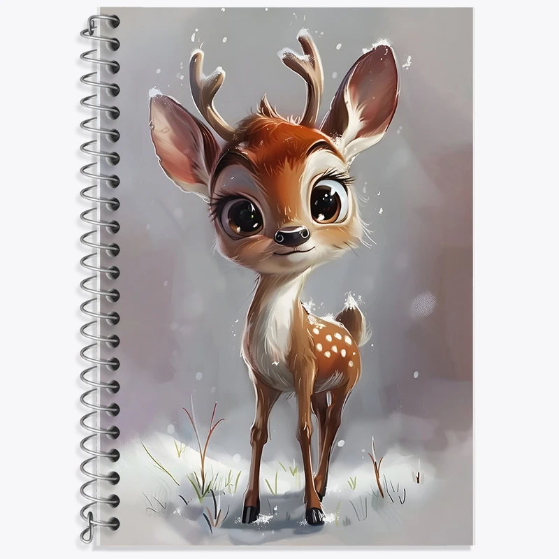 دفتر نت موسیقی 50 برگ خندالو طرح آهو کیوت کد N3861