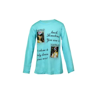 تی شرت آستین بلند دخترانه مدل دو تصویر 16