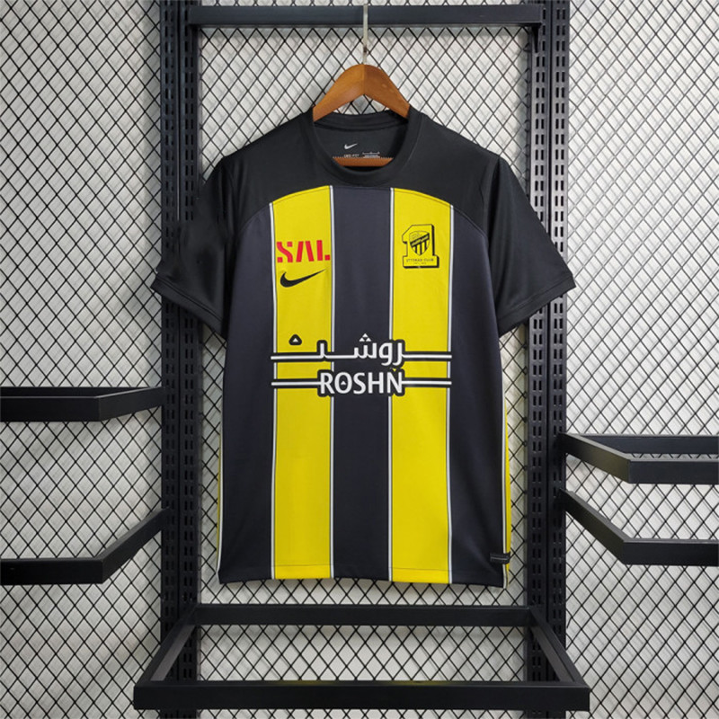 ست تیشرت و شلوارک ورزشی مردانه مدل الاتحاد عربستان Home 2024