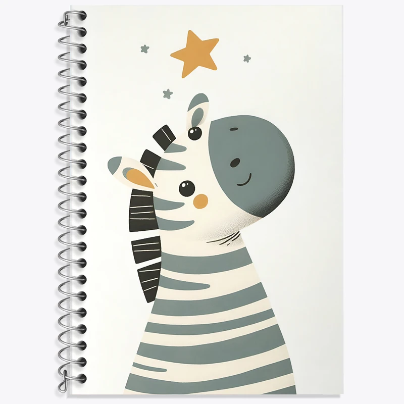 دفتر نت موسیقی 50 برگ خندالو طرح گورخر بامزه کد F8346