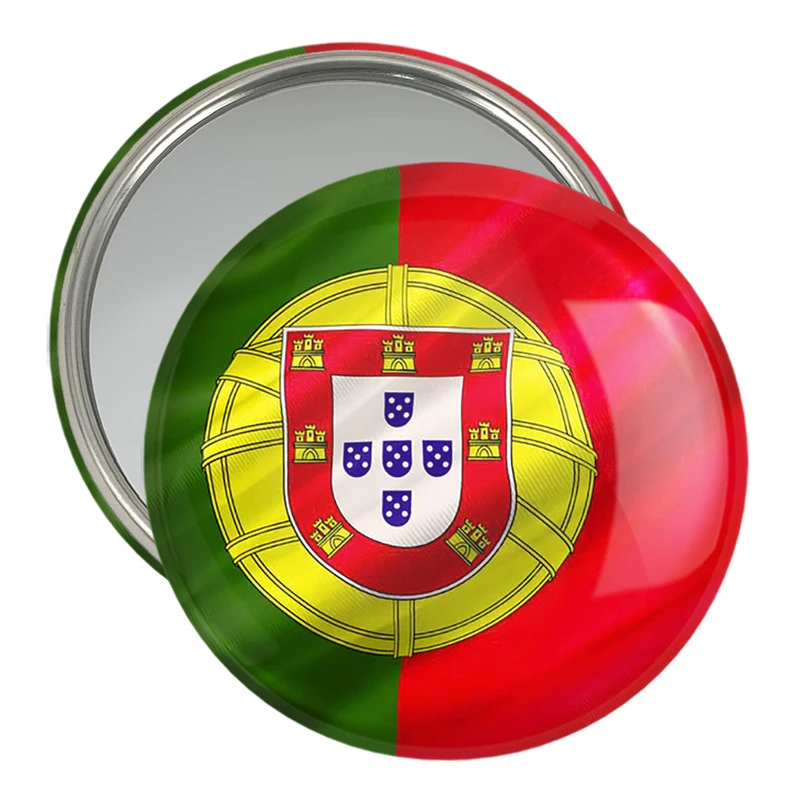 آینه جیبی خندالو مدل پرچم پرتغال  کد 20539