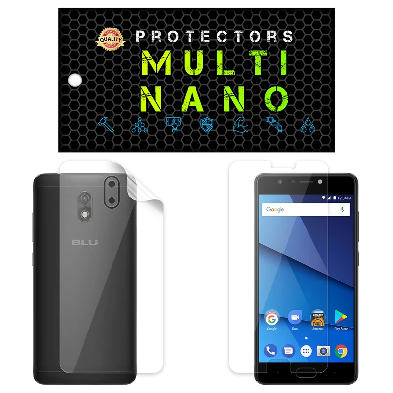 محافظ صفحه نمایش مولتی نانو مدل X-SFT مناسب برای گوشی موبایل بلو Life One X3 به همراه محافظ پشت