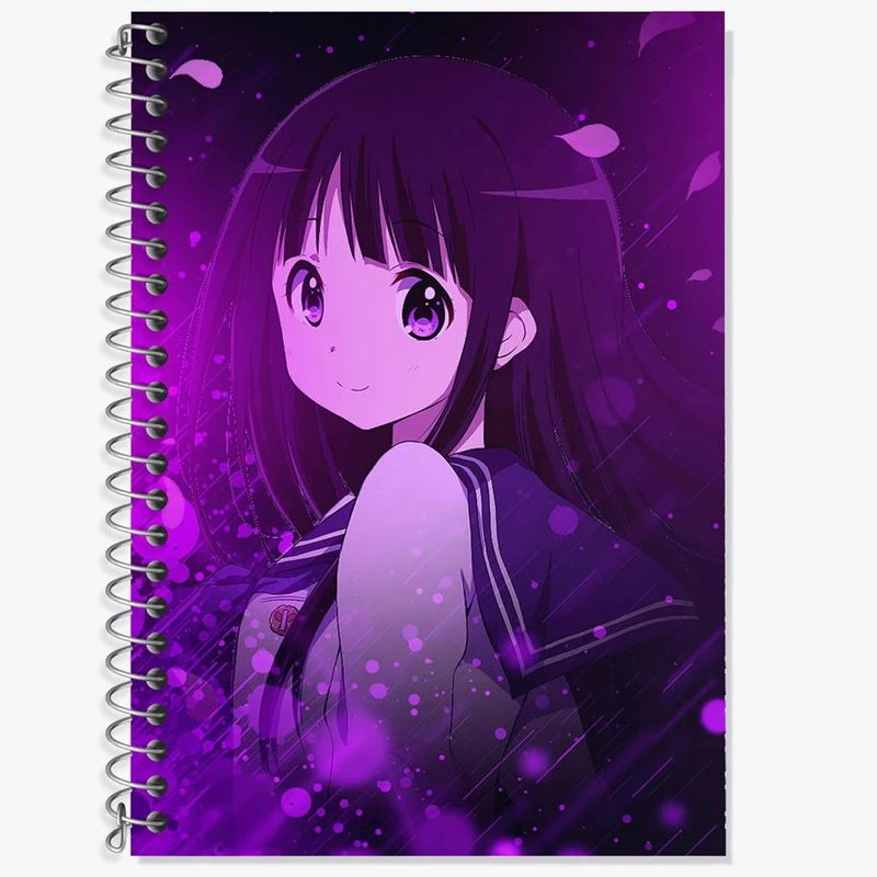 دفتر لغت 50 برگ خندالو مدل چیتاندا انیمه هیوکا Hyouka کد 17071