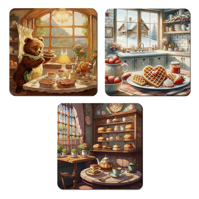 مگنت صباطرح مدل آشپزخانه کد M1310 مجموعه 3 عددی