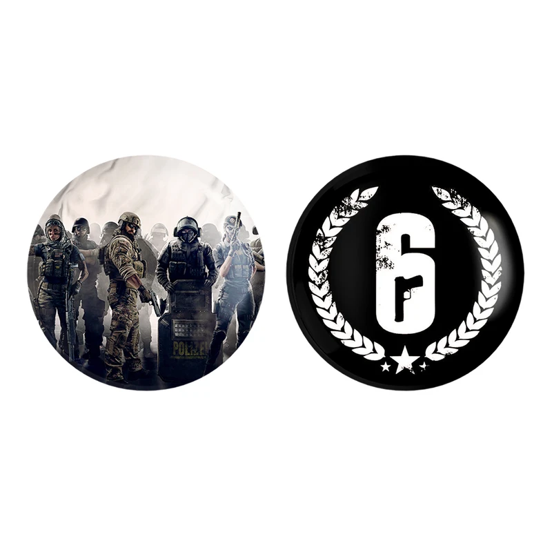 مگنت خندالو طرح رینبو سیکس Rainbow Six کد 1031610319 مجموعه 2 عددی