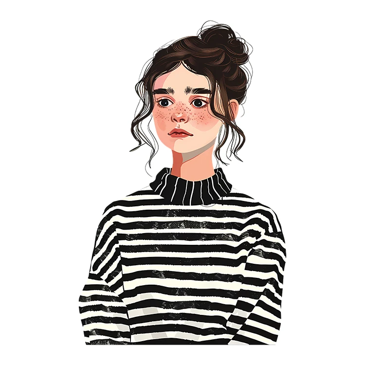 استیکر پارچه و لباس پاد آفرین مدل زن دختر همسر مادر کد S2763