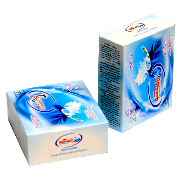 پودر موبر راستگو طرح پرسان وزن 80 گرم مجموعه 5 عددی