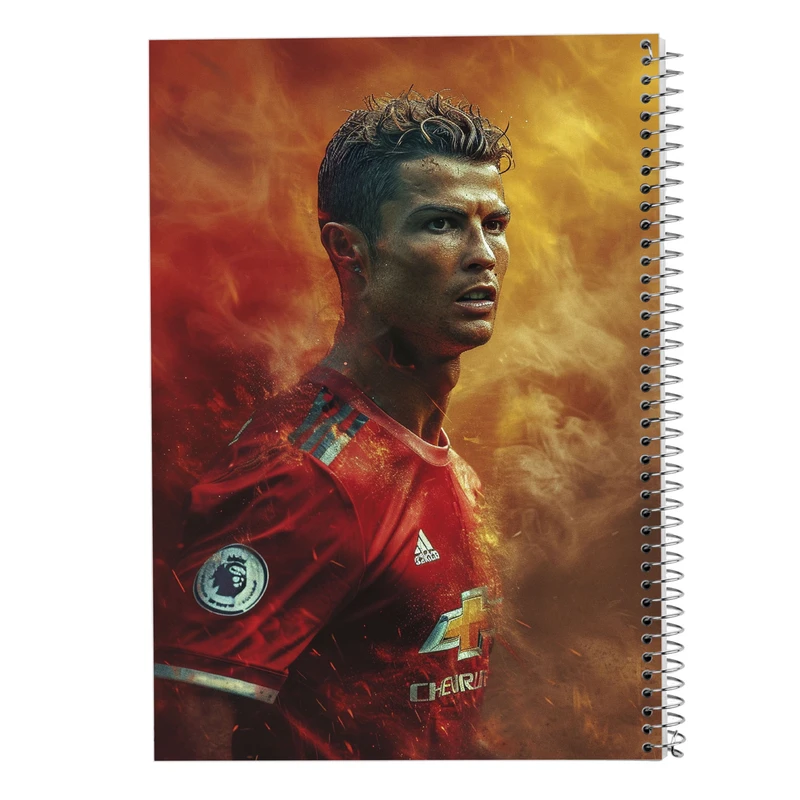 دفتر ژورنال نویسی 50 برگ مدوپد مدل نقطه ای طرح رونالدو ronaldo کد DF13478